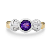 Amethyst & Diamond Ring - Dracakis Jewellers
